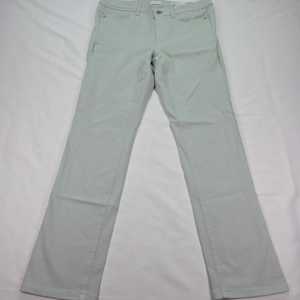 J. Jill Denim Authentic Fit Slim Ankle Sage Green Jeans‎ Womens 8